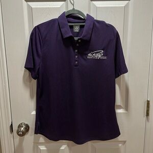 Callaway Women’s Golf Purple Shirt - “The Reefs Resort & Club Bermuda” - Large
